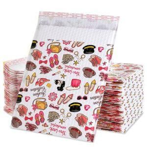 Envelopes Colored Plastic Mailing Bags Factory Custom Printed Poly Mailers Shiny Printing Metallic Foil Bubble Mailer
