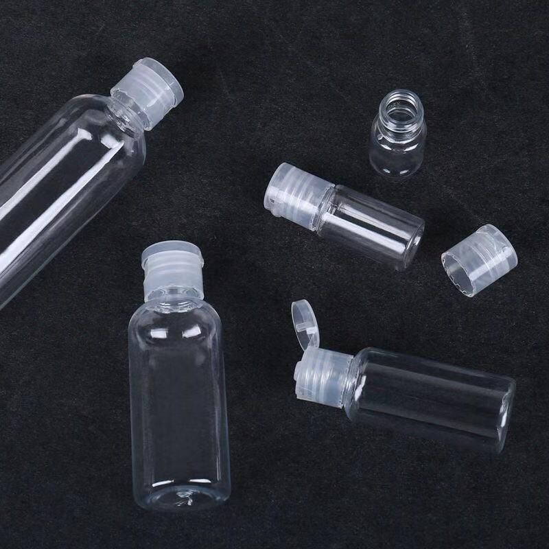 High Quality Transparent Flip Top Bottle Cap for 60ml 100ml Squeeze Pet Plastic Bottle