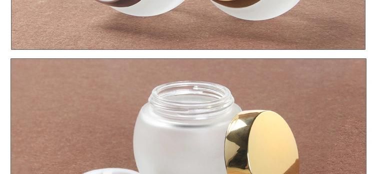 Spot 120g Cosmetics Packaging Glass Cream Bottle Face Cream Eye Cream Medicine Jar Travel Carrying Packaging Empty Bottle