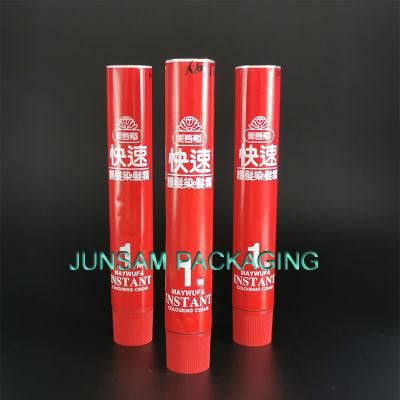 Hot Sale Plastic Screw Orifice Thread Collapsible Cosmetic Aluminum Soft Tube OEM Printing