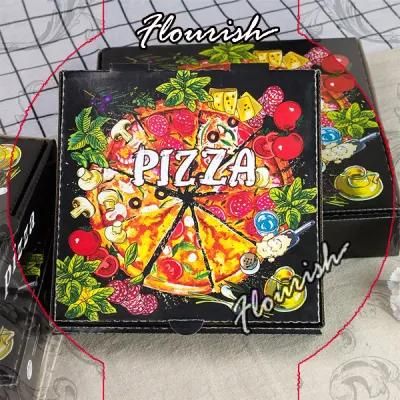 Size Shape Customizable Bio-Degradable Food Grade Kraft Paper Pizza Sandwich Fast Food Packing Paper Box