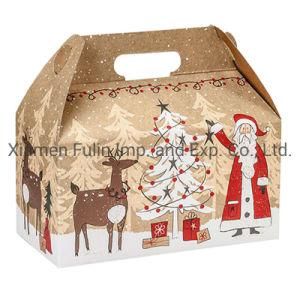 Custom Design Printing Promotional Cheap Christmas Party Cake Packaging Box