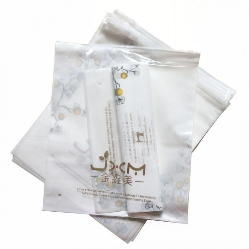 OEM CPE Zipper Bag for Clothing Packaging Bags Poly Bag