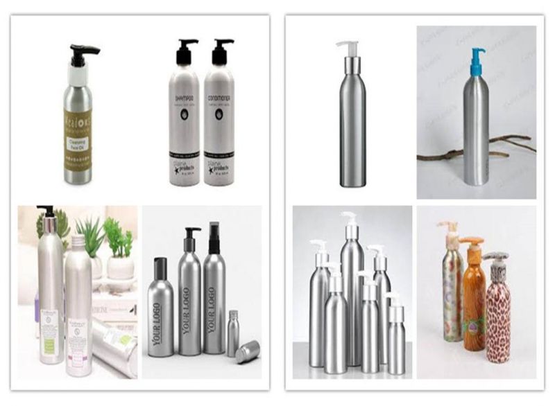 OEM High Quality Aluminum Lotion Bottle with Lotion Pump