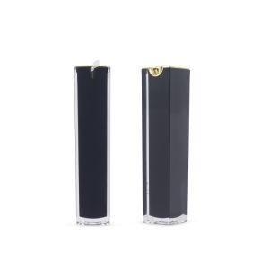 100ml Cosmetic Toner Packaging Luxury Acrylic Square Airless Lotion Bottle