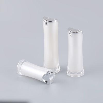 Round Cosmetic Jar and Plastic Bottles 30ml Acrylic Bottles Cosmetic Packaging Bottles for Skin Care