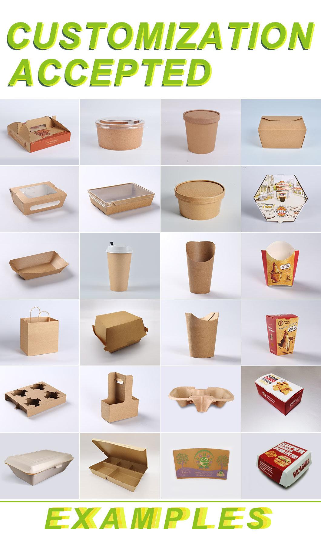 Eco-Friendly Disposable Kraft Paper Cup Sleeve for Hot and Cold Beverage 8oz