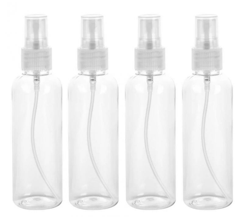 Portable 100ml Refillable Bottle Water Plastic Pressed Pump Spray Bottle Liquid Container Mini Travel Refillable Bottles