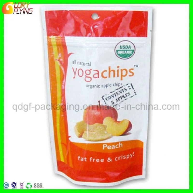 Food Packaging Plastic Bag with Zipper for Packing Berry Fruits/Standing Bag