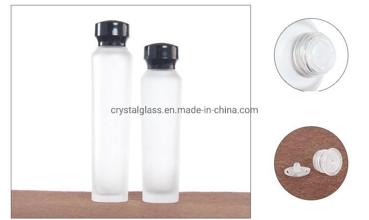 Cosmetic Jar and Lotion Bottle Packaging with Black Lid