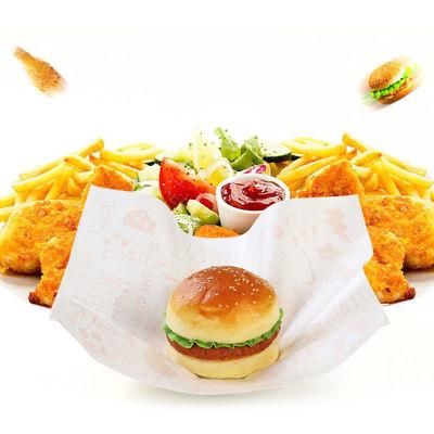 Factory Custom Printing Wrapping Grease Proof Paper Food Grade for Sandwich Packaging Sandwich Paper