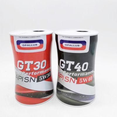 1L Gasoline Synthetic Motor Oil Tin Packaging Can