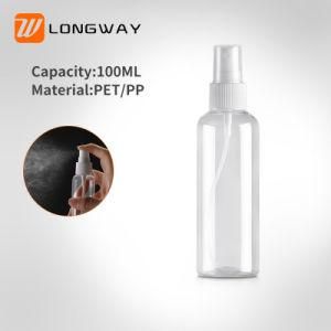Plastic Pet Round Shape Empty Perfume Bottle for Cosmetic Packaging
