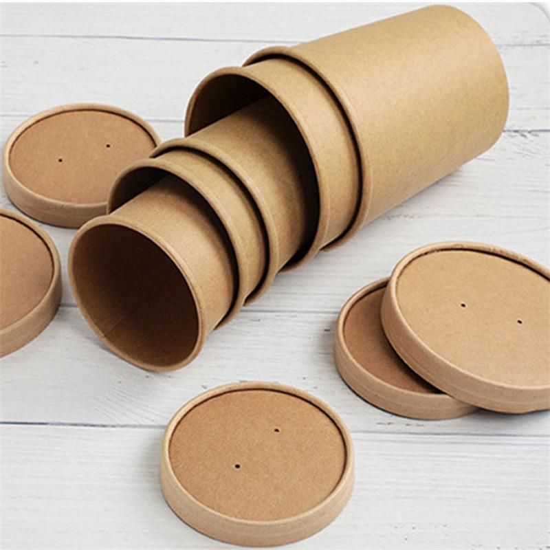 12oz/16oz/32oz Brown Kraft Paper Food Cup Disposable Take out to-Go Containers