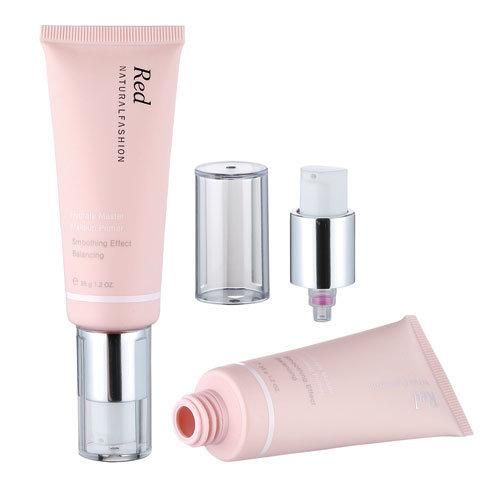 Eco Friendly Empty Cosmetic Plastic Soft Squeeze Eye Cream Eye Serum 10ml 15ml Airless Pump Sugarcane Skincare Cream Tube