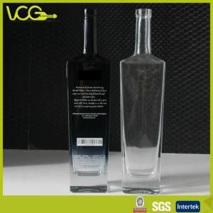 750ml Rectangular Glass Spirit Bottle