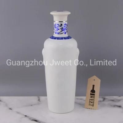 Customized Printing Liquor Vodka Bottle Whisky Glass Bottle