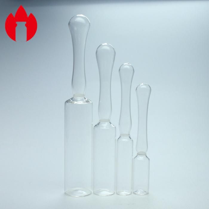 1ml 2ml 5ml 10ml Clear Pharmacy Injection Glass Ampoule