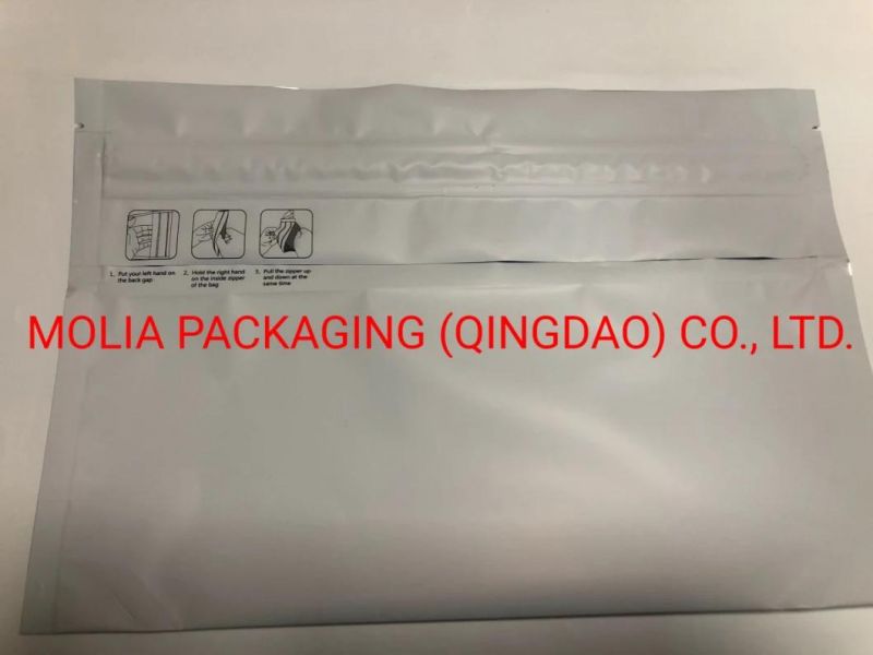 Custom Printed Aluminum Foil Packaging Child Proof Smell Proof Mylar Bag