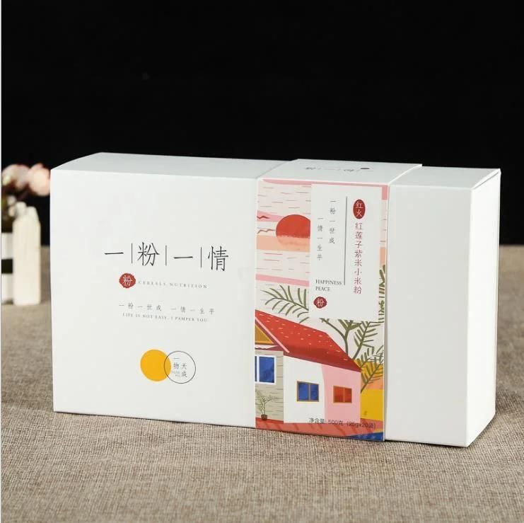 Custom Simple Drawer Box Food Gift paper Packaging Box with Printing