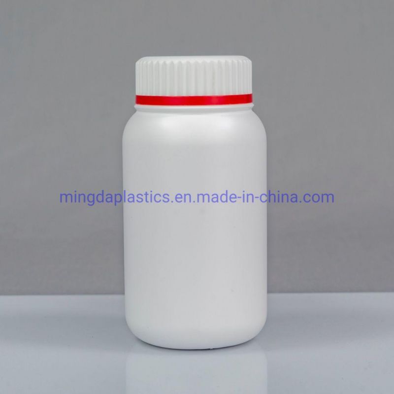 500ml Large Size HDPE Double Cap Plastic Packaging Bottle Factory