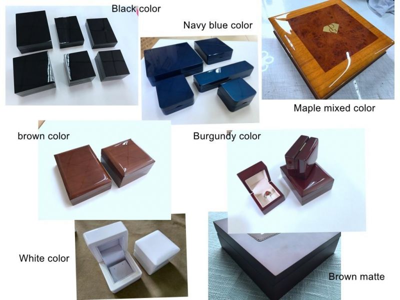 Factory Wholesale Custom Luxury Wooden Perfume Coin Medal Watch Package Box Customized Gift Packaging Box