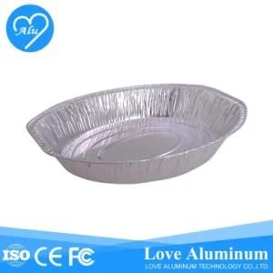 Full Size Recycling Picnic &amp; Party Oval Foil Tray for Packing