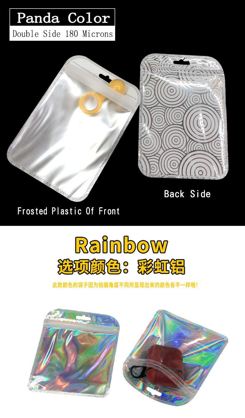 11*13air Pod Plastic Bag Wristbands Packaging Transparent Zip Lock Bag