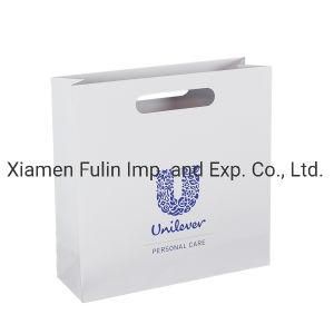 Customized Art Paper Shopping Bags Packaging Manufacturer with Die Cut Handle