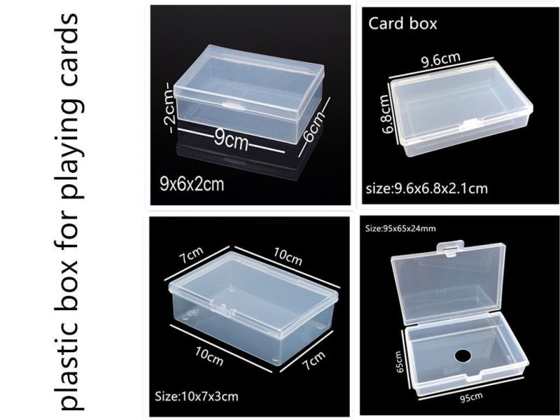 Plastic Playing Card Box Case Plastic Business Card Case