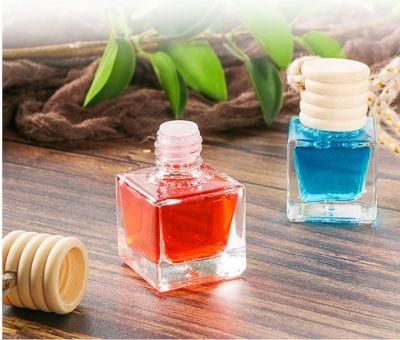 7ml 8ml Car Hanging Perfume Air Fresheners Clear Glass Fragrance Essential Oil Diffuser