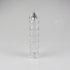 Clear Transparent Glass Perfume Bottle with Silver Spray Pump Cap