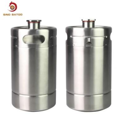 Stainless Steel 2L Mini Beer Tap Dispenser Kegs Keg Vacuum