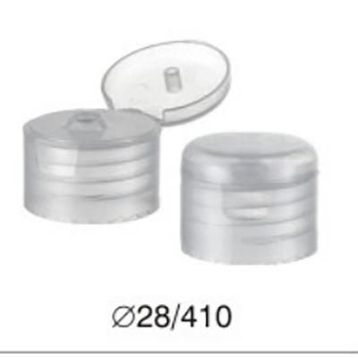 New Products Cosmetic Packaging 28mm Plastic Flip Top Lid 28/400 410 Flip Top Cap, Snap-on Flip Top Cap