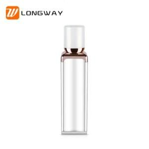 30ml Square Shape Acrylic Plastic Lotion Bottle for Cosmetic Packaging