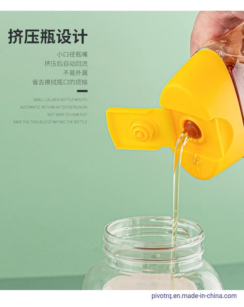 500g 16oz Plastic Squeeze Bottle for Honey Syrup with Silicon Valve