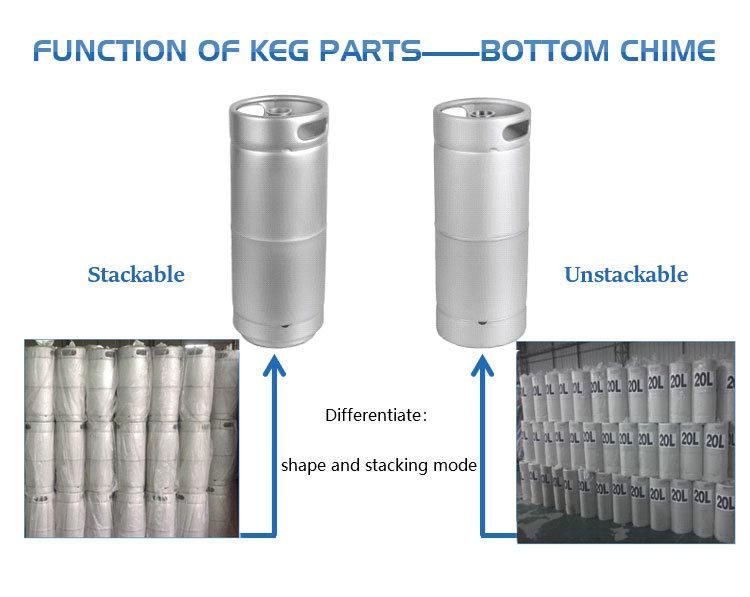 Stainless Steel Beer Kegs 50L 30L 20L for Euro Standards