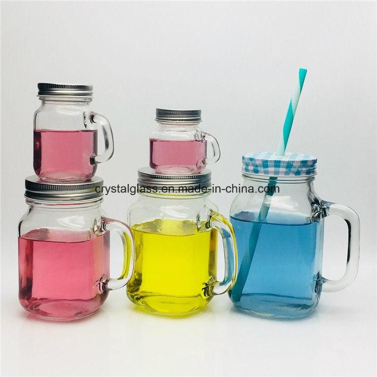 Clear Kitchen Food Storage Airtight Seal Lock Lid Jar/Glass Jar with Metal Clip