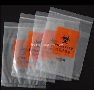 LDPE Medical Plastic Ziplock Biohazard Specimen Bag