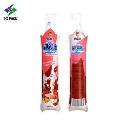 Dq Pack Customized Bottle Shaped Pouch Packaging Bags for Juice Beverage Injection Pouch