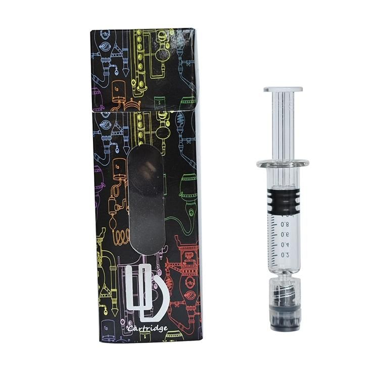 Custom Cdb Oil Disposable Luer Lock 0.5ml Glass Lock Syringe Packaging