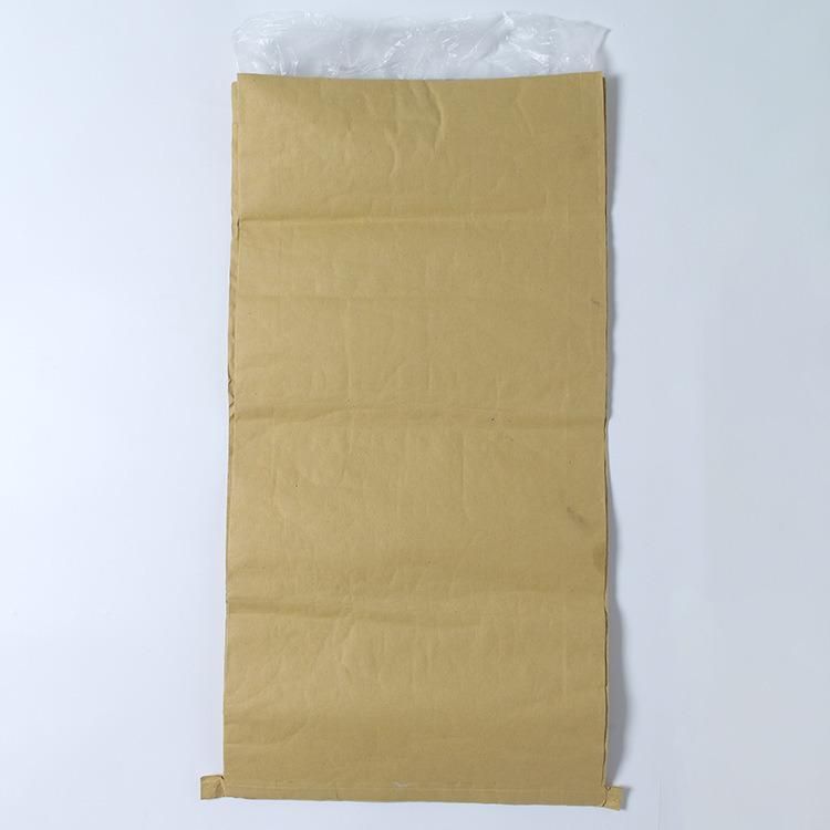 High Quality Paste Water Proof Kraft Paper Laminated PP Woven Resin Paper Bag Block Bottom Bag for Chemicals and Resins