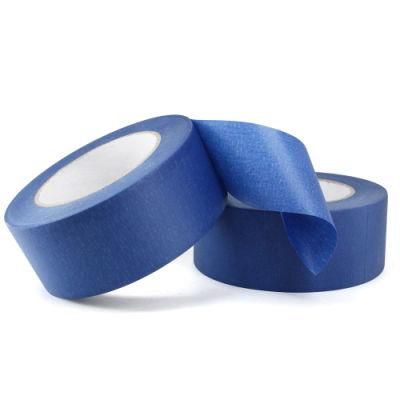 UV Resistance No Residue Blue Crepe Paper Masking Painter&prime;s Adhesive Tape Easy to Remove