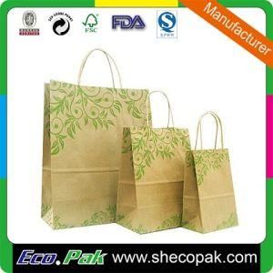 Twist Handle Paper Bag, Handle Take Away Bag
