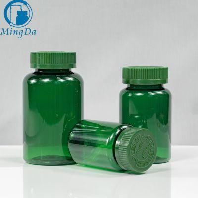 200ml Pharmaceutical Plastic Pill /Capsule Packaging Glossy Bottle Supplier