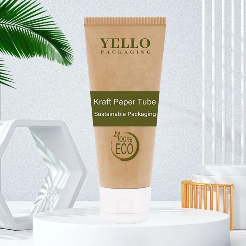 Recycle Squeeze Cosmetic Lotion Tube with Customized Color Logo Printing