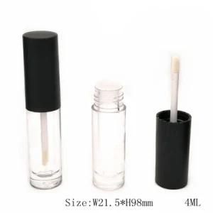 Empty Plastic Cosmetic Packaging Lip Gloss Tube with Brush