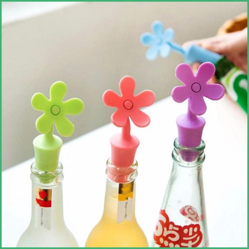 Customized High Quality Silicone Wine Bottle Stopper for Household Gift