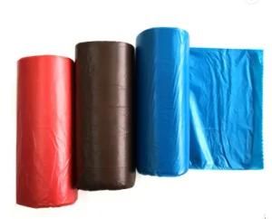 Customized Colored Film HDPE Plastic Trash Garbage Bag, Manufacturing Roll Refuse Bag
