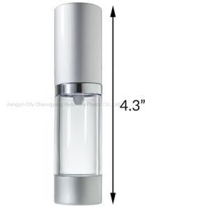 High Quality Airless Pump Bottle 15ml 30ml 50ml Cosmetic Airless Bottle with Spray Pump